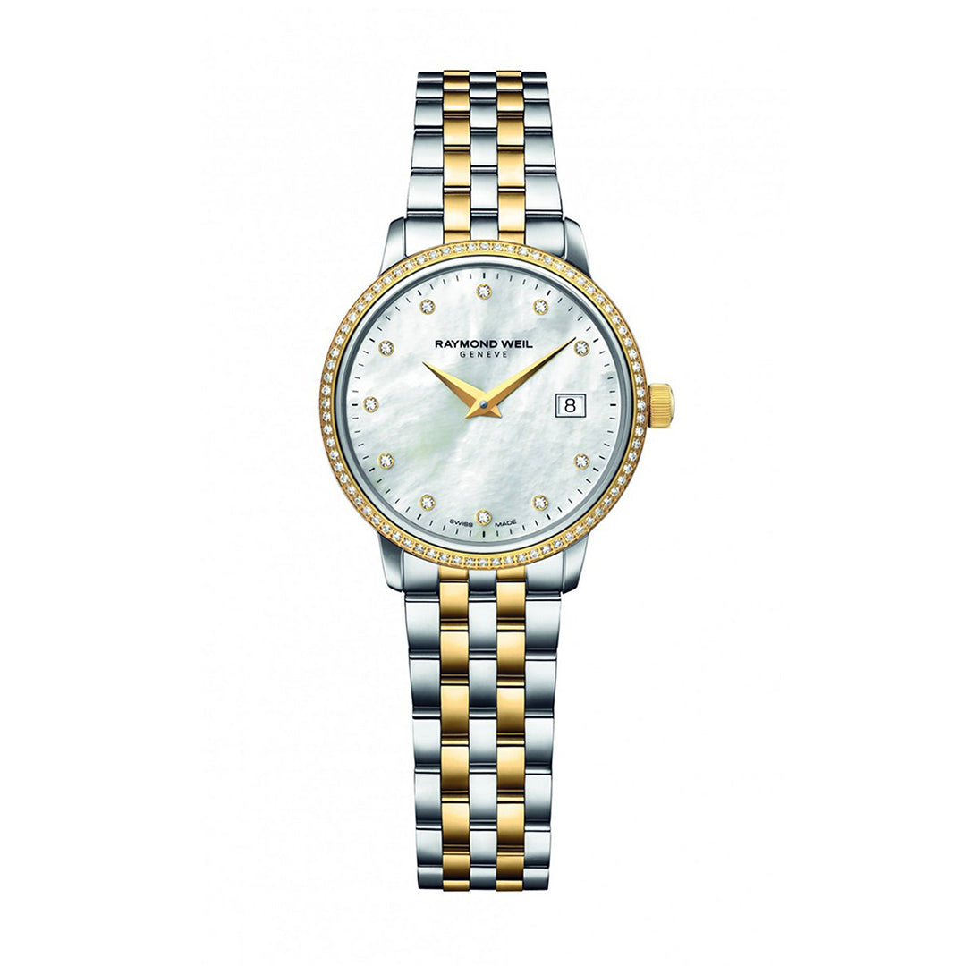 Raymond Weil Toccata Mother of Pearl Two Tone Ladies Watch