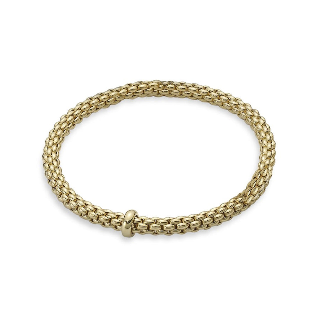 Fope Flex'it Solo 18ct Gold Bracelet