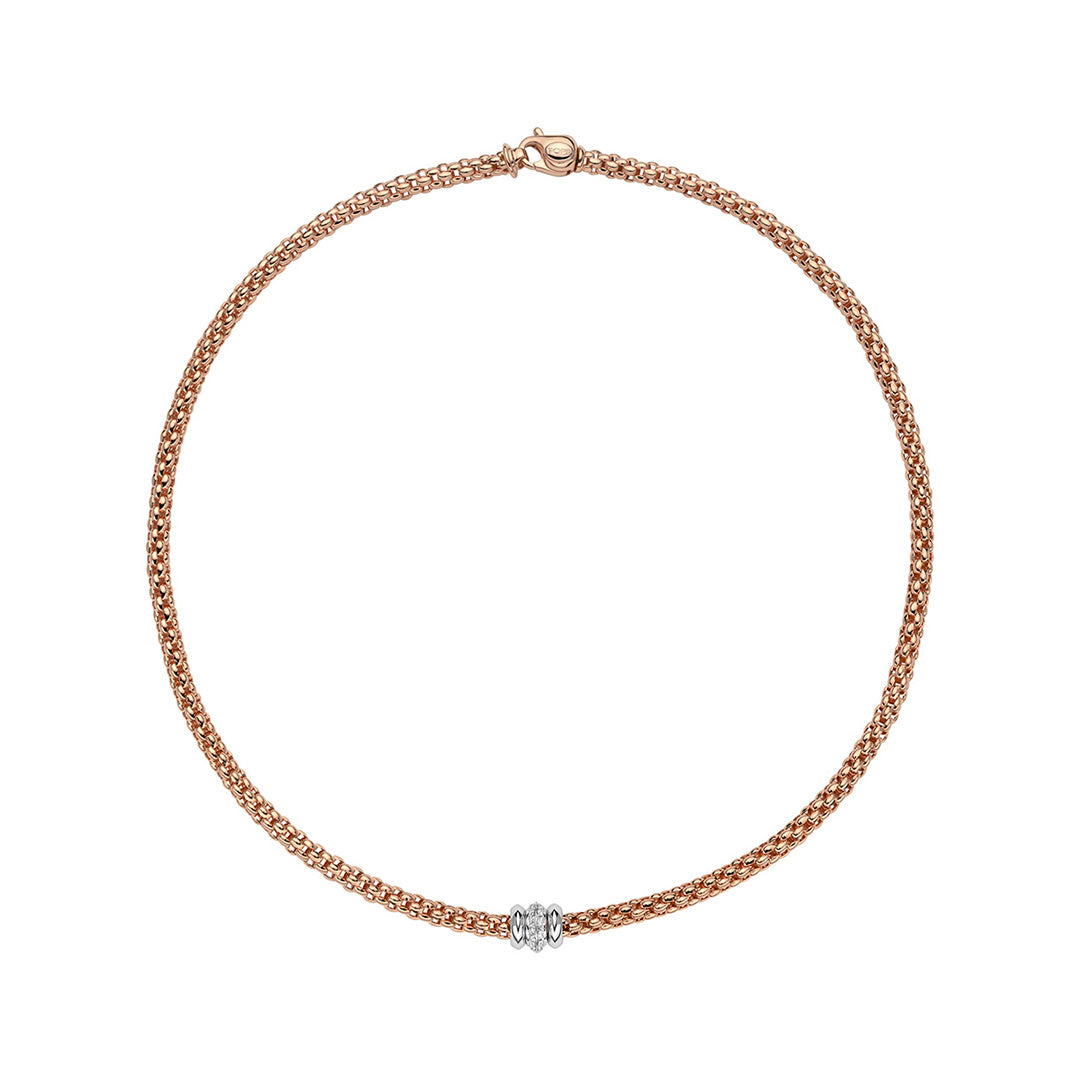 Fope Solo 18ct Rose Gold Necklace