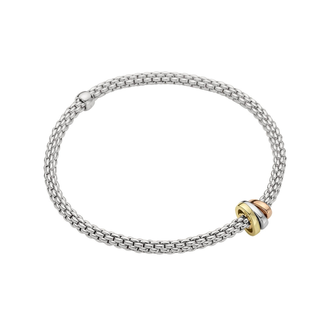 Fope Prima Flex'it 18ct White Gold Bracelet