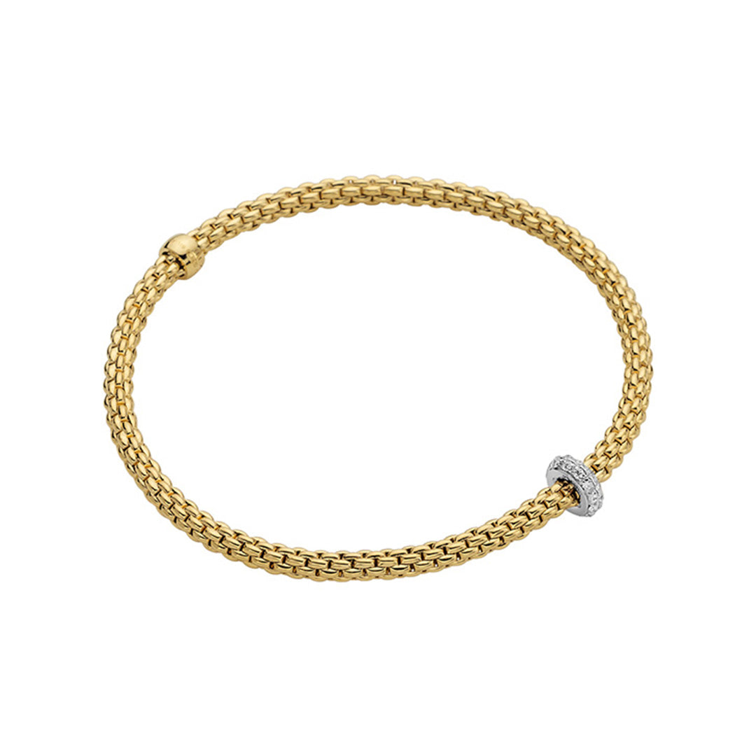 Fope Prima 18ct Yellow Gold Diamond Bracelet