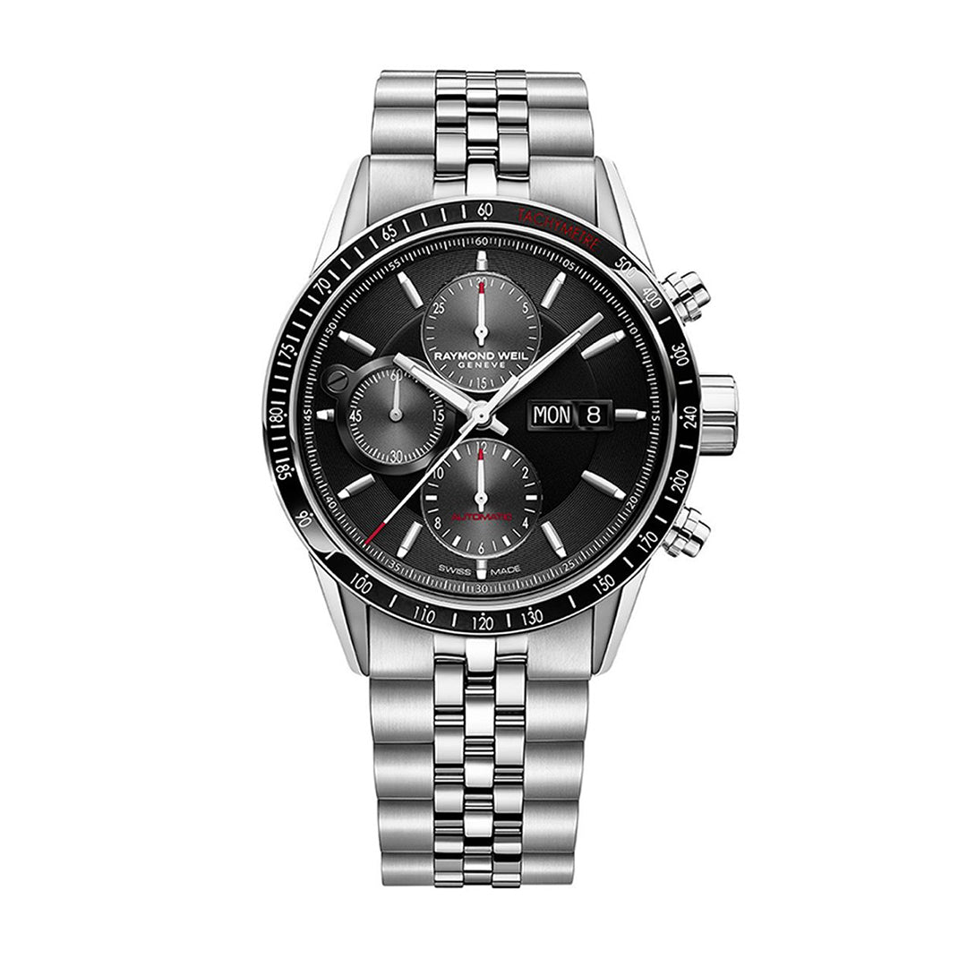 Raymond Weil Freelancer Automatic Chronograph Silver Mens Watch