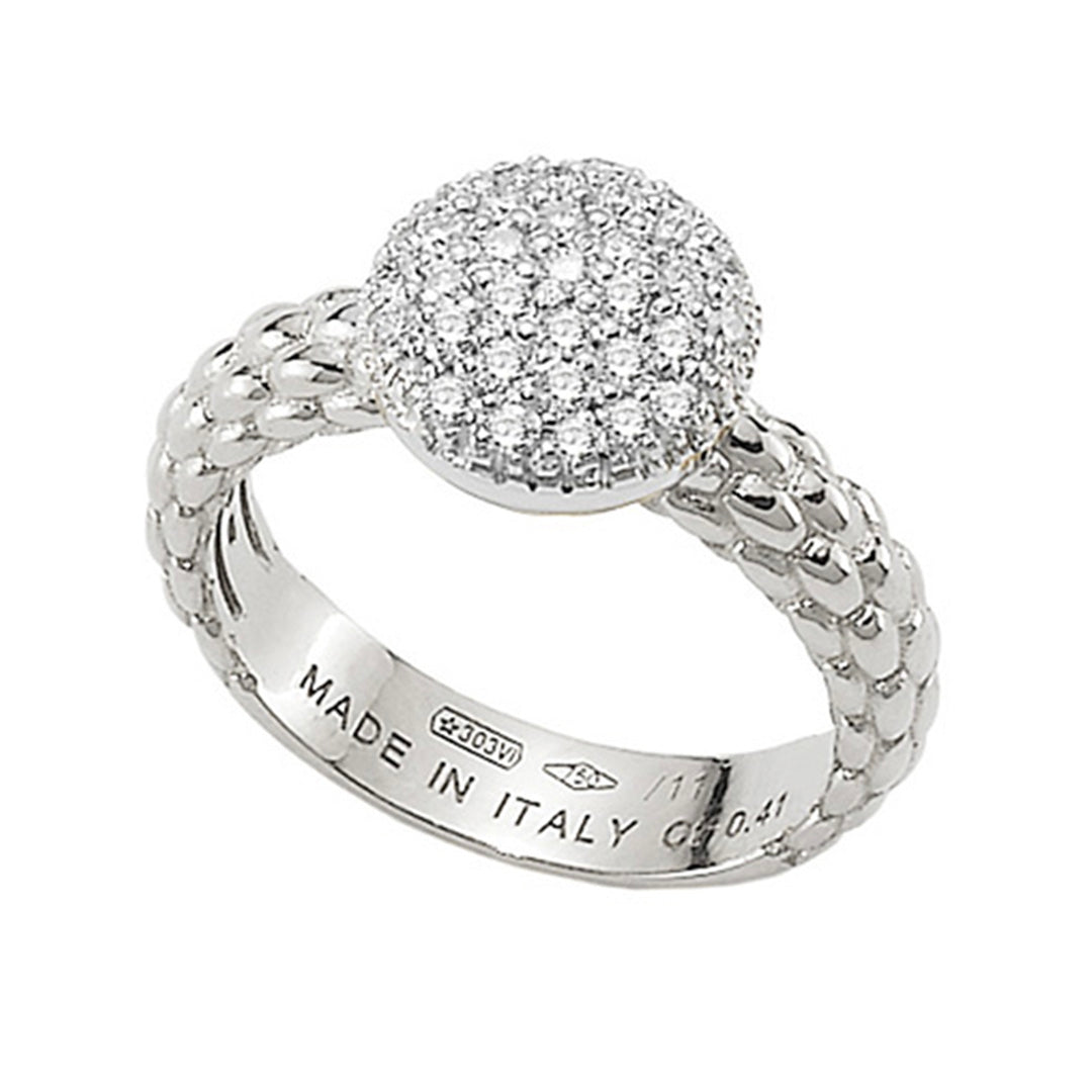 Fope 18ct White Gold Diamond Ring