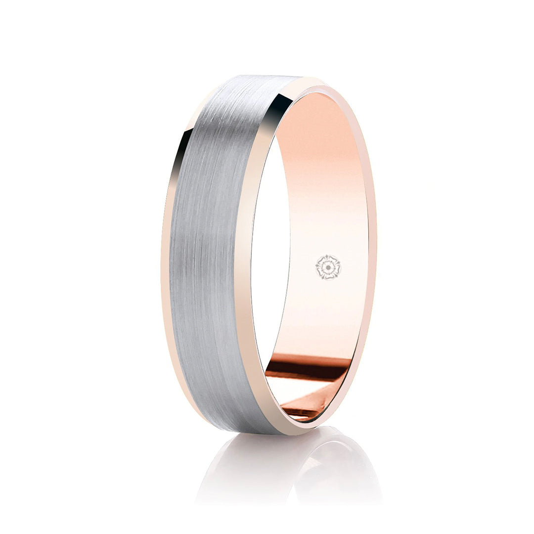 Men's Two-Tone York Wedding Band