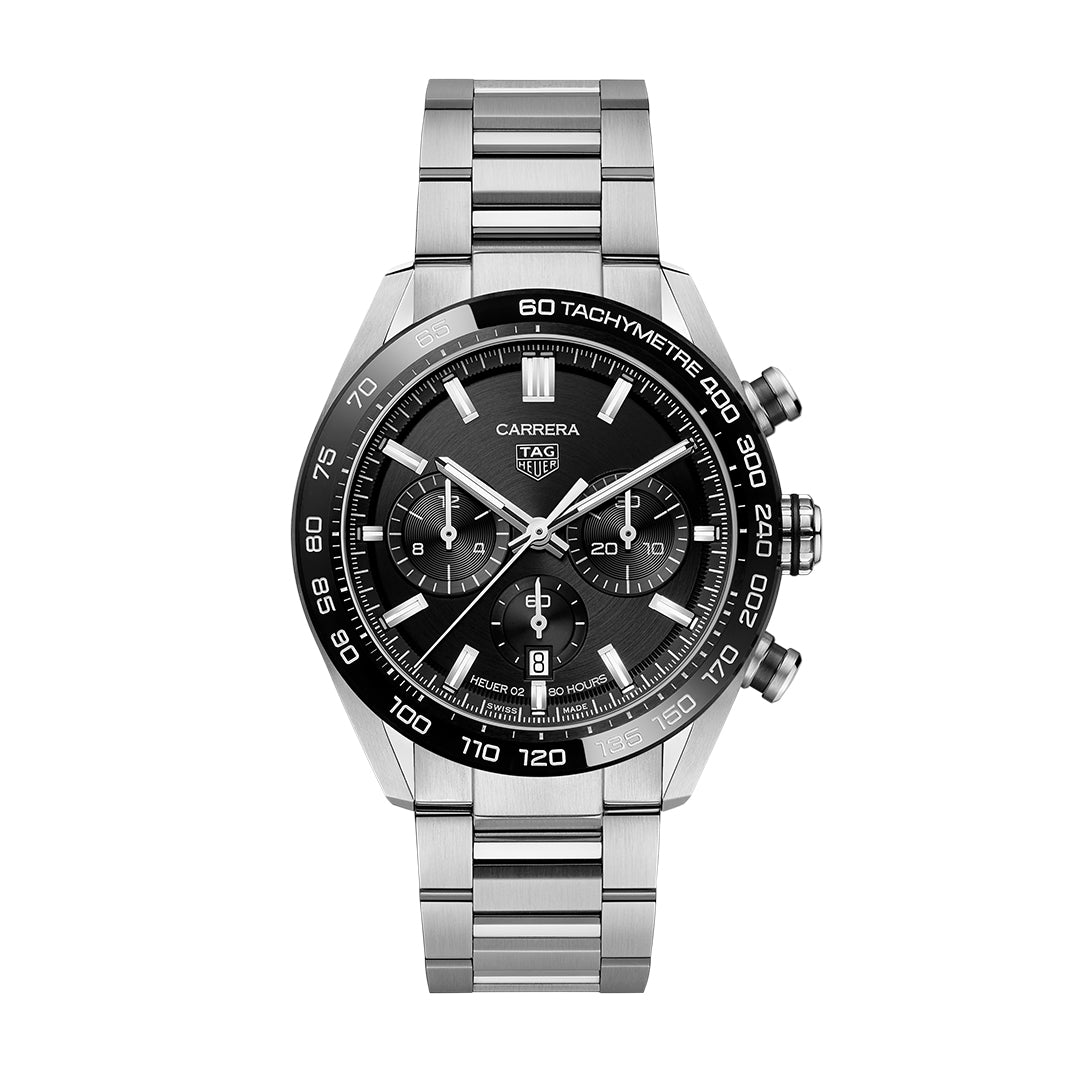TAG Heuer Carrera 44mm Black Men's Watch