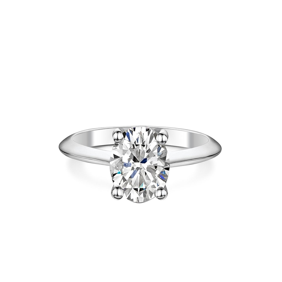 Classic No.1 Oval Engagement RIng