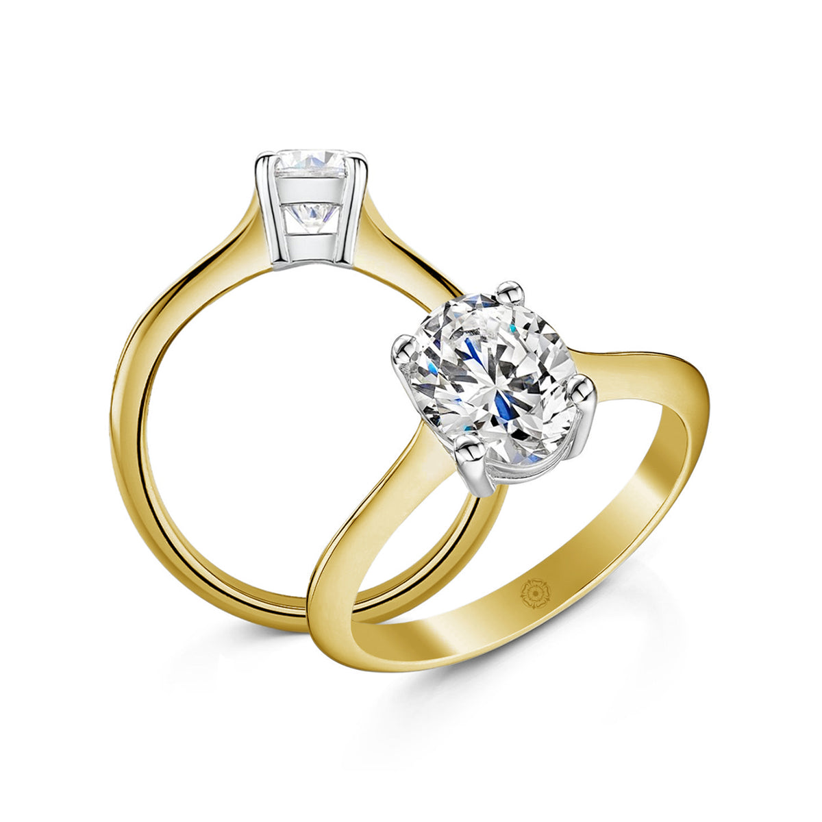 Classic No.1 Oval Engagement RIng