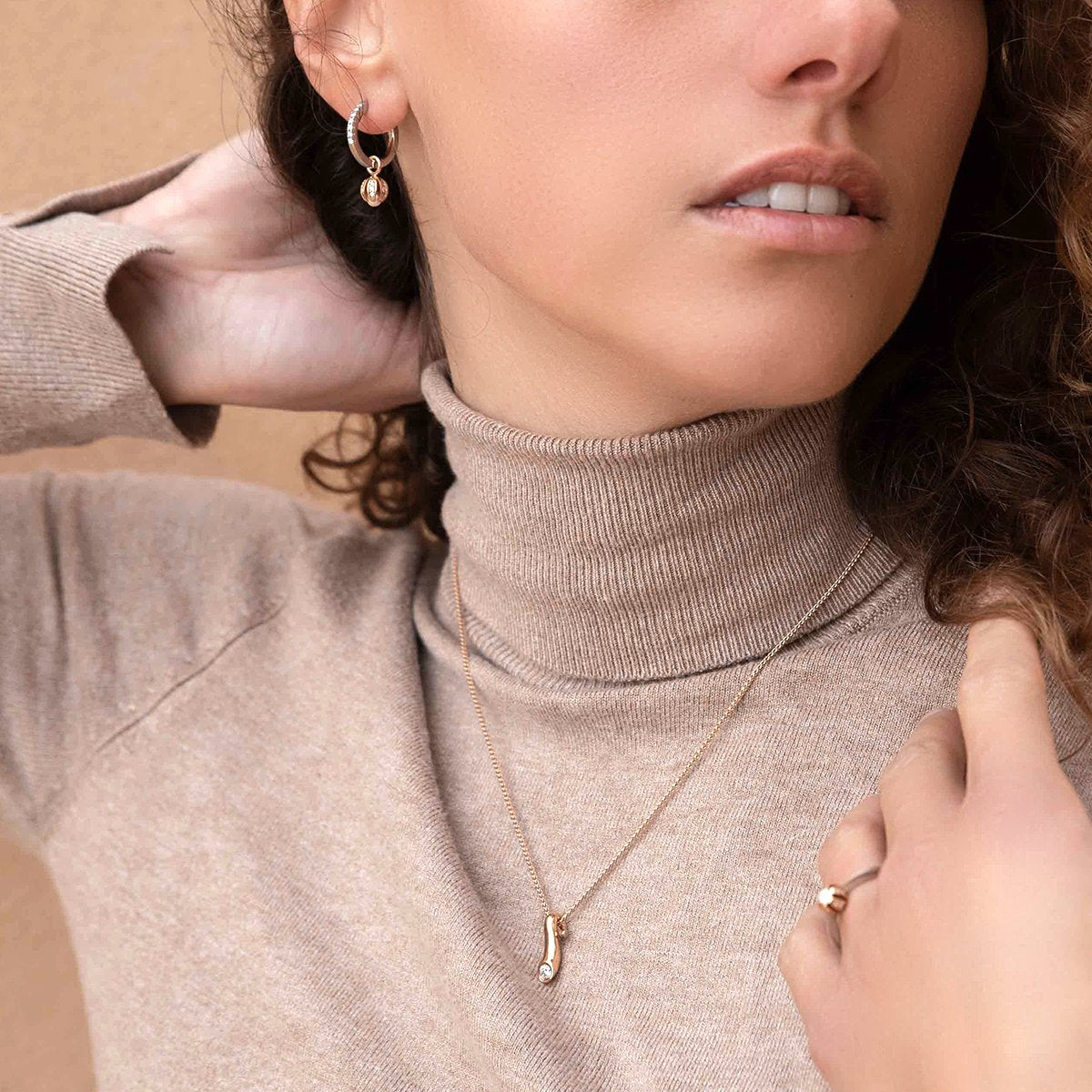 Chocolate Factory Drop Earrings
