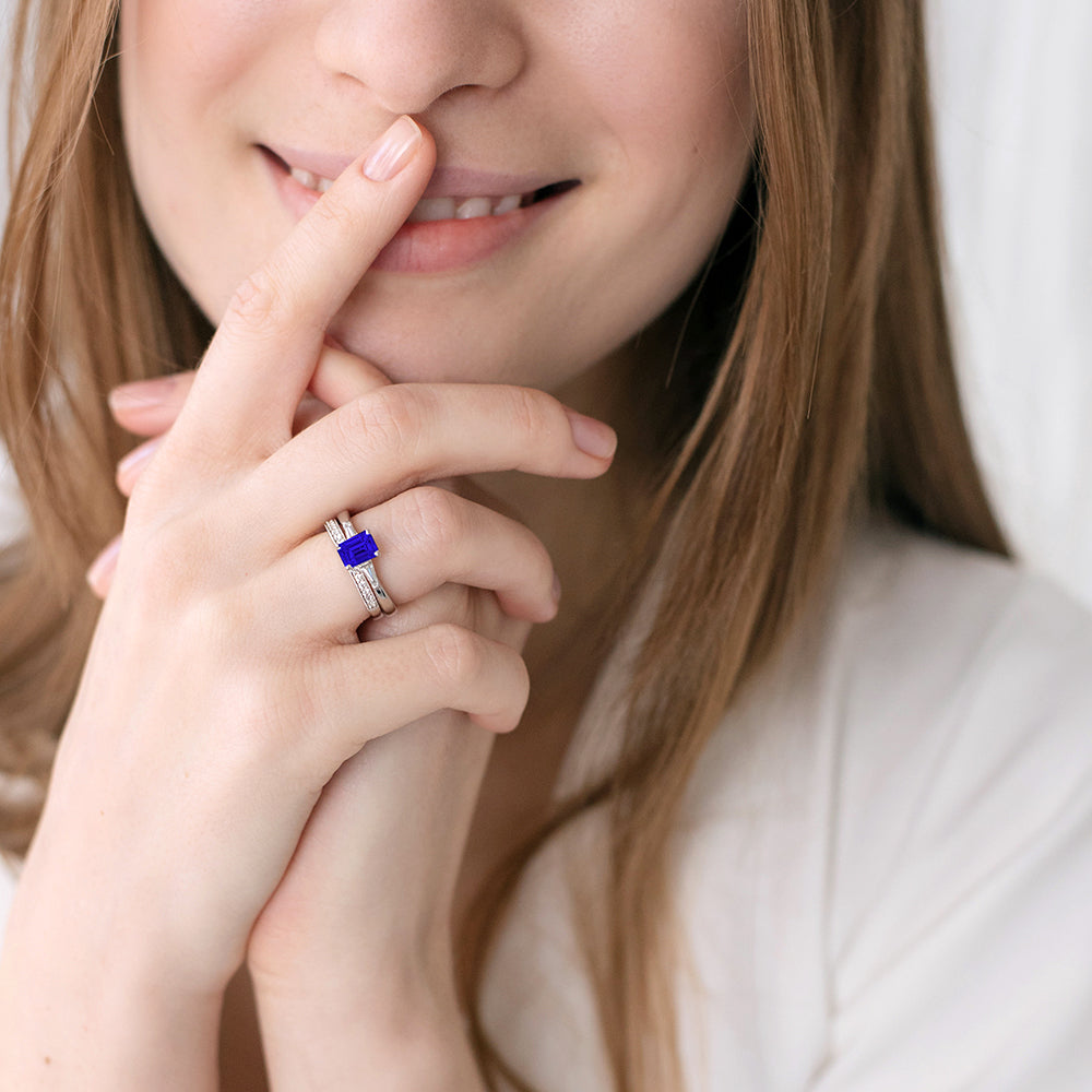 Deco No.1 Sapphire Engagement Ring