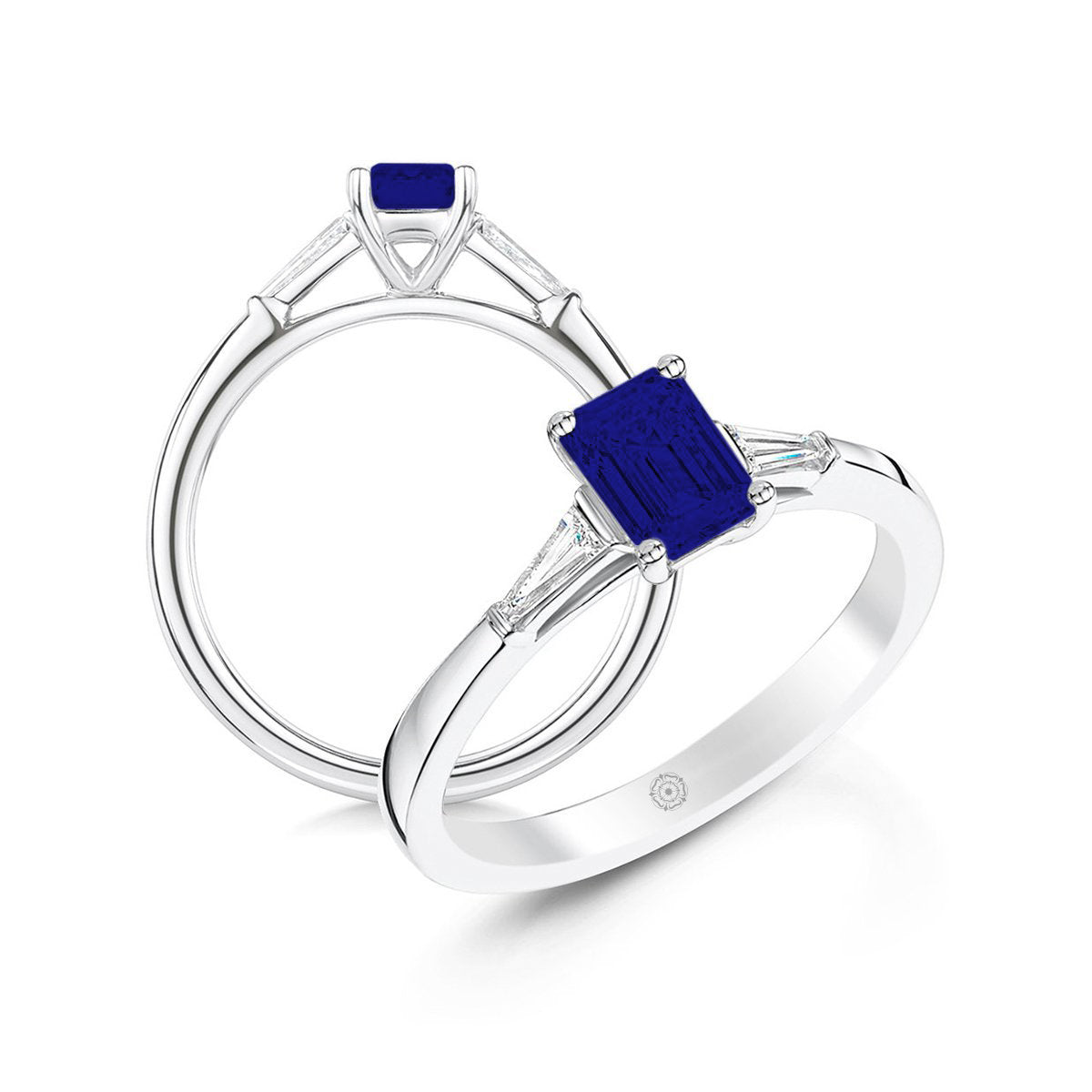 Deco No.1 Sapphire Engagement Ring