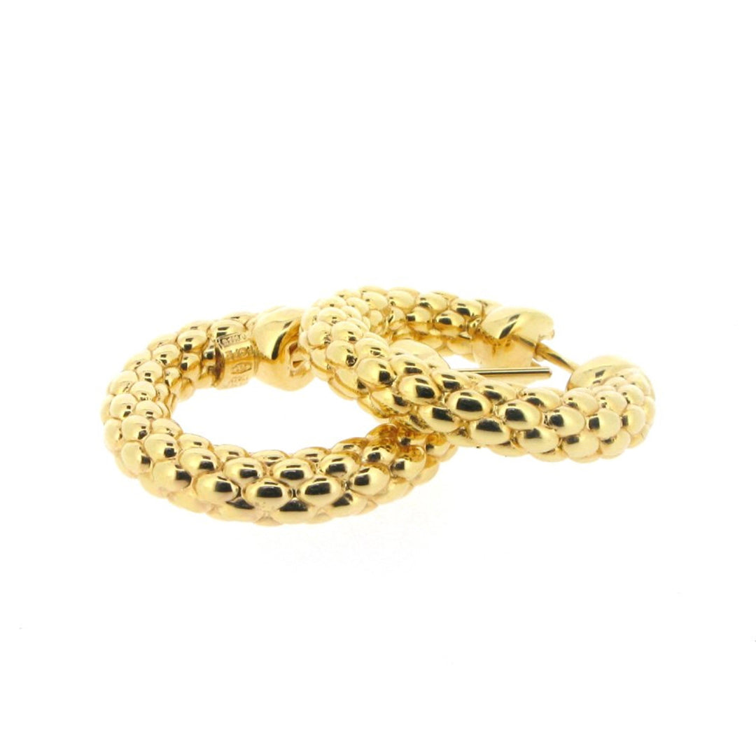 Fope Luci Gold Hoop Earrings