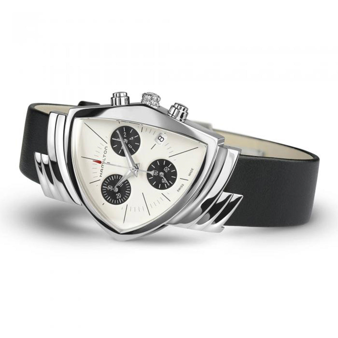 Hamilton Ventura Chronograph Silver Mens Watch