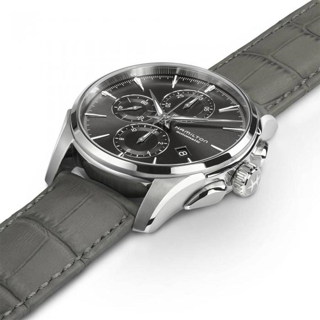 Hamilton Jazzmaster Automatic Chronograph Silver Mens Watch