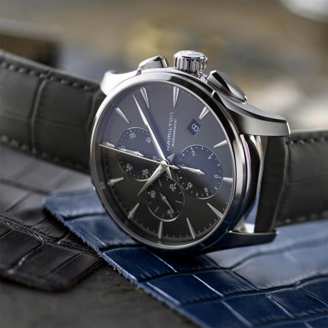 Hamilton Jazzmaster Automatic Chronograph Silver Mens Watch