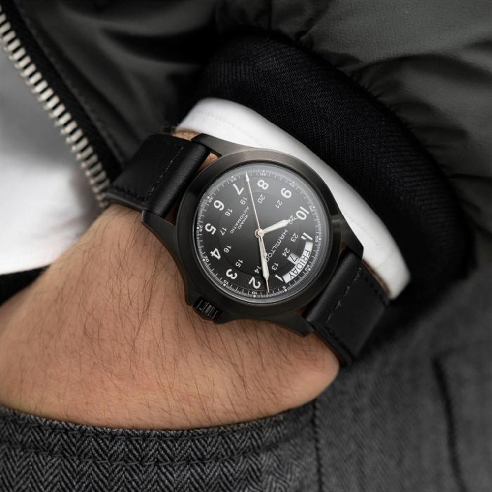 Hamilton Khaki Field King Automatic Black Mens Watch