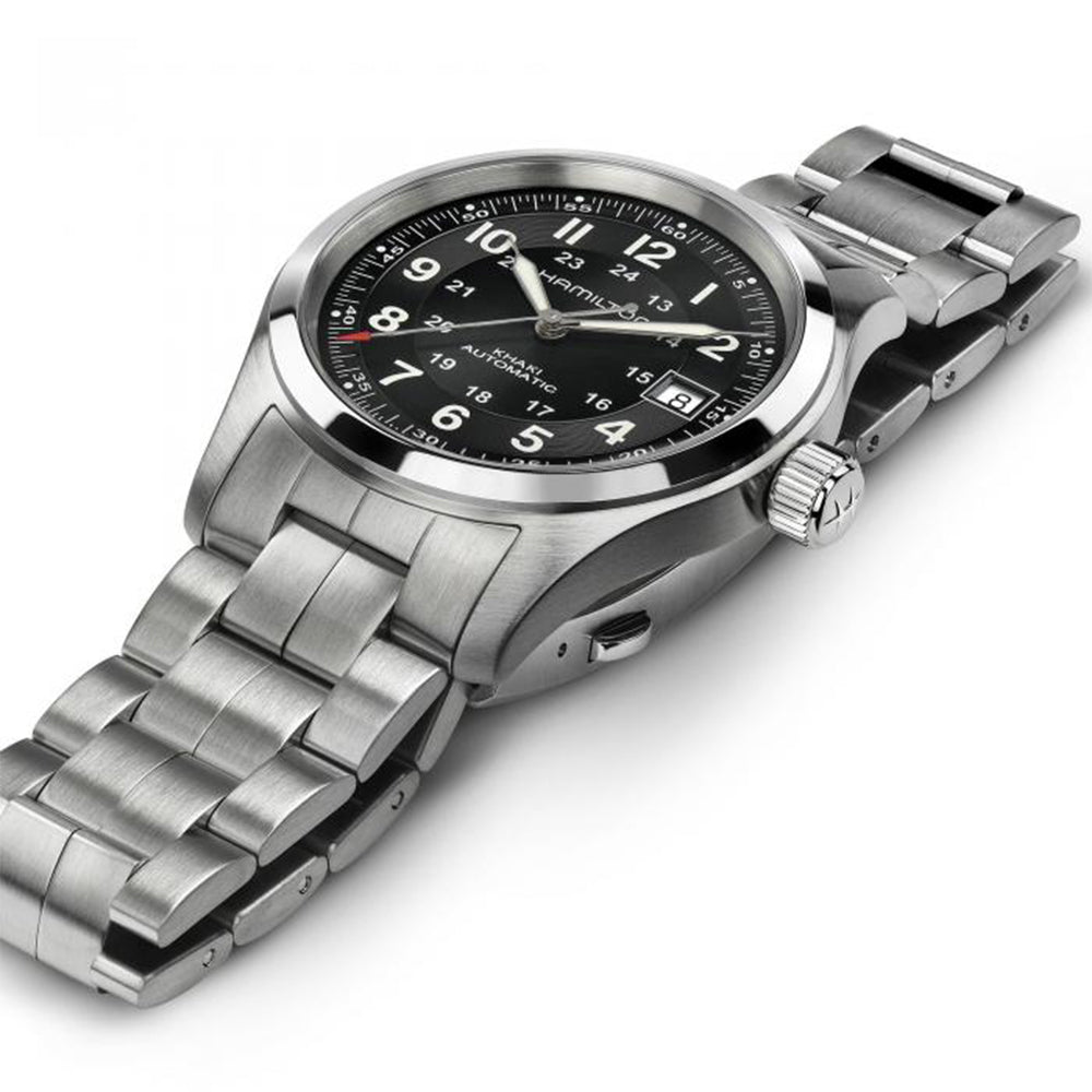 Hamilton Khaki Field Automatic Black Dial Men's Watch