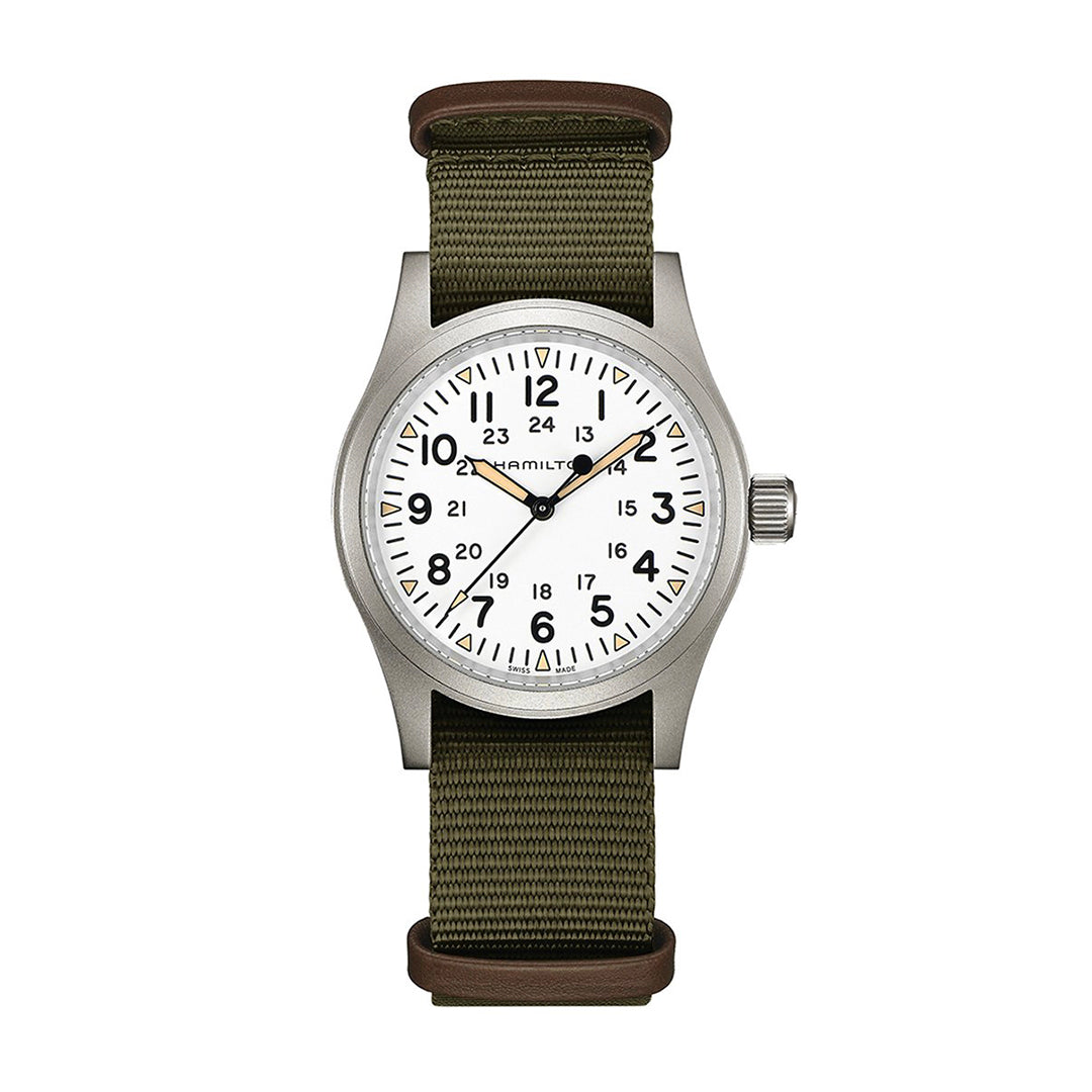Hamilton Khaki Field Silver Mens Watch
