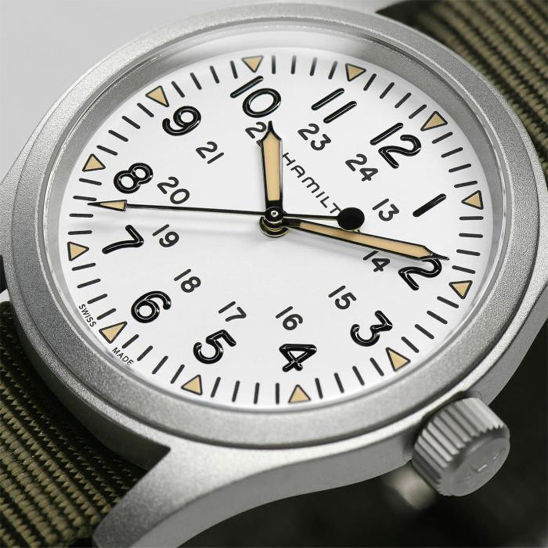Hamilton Khaki Field Silver Mens Watch
