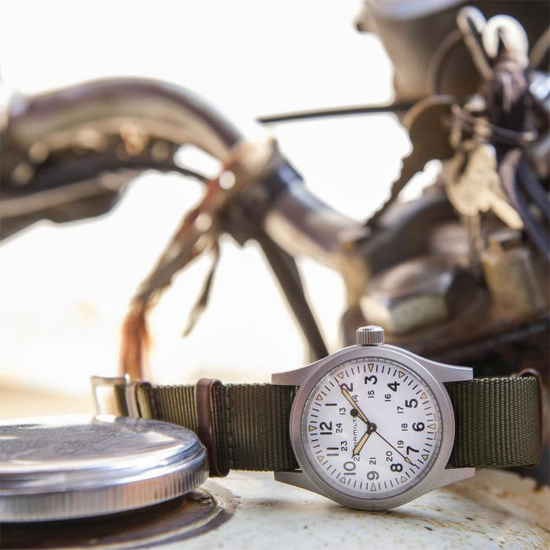Hamilton Khaki Field Silver Mens Watch