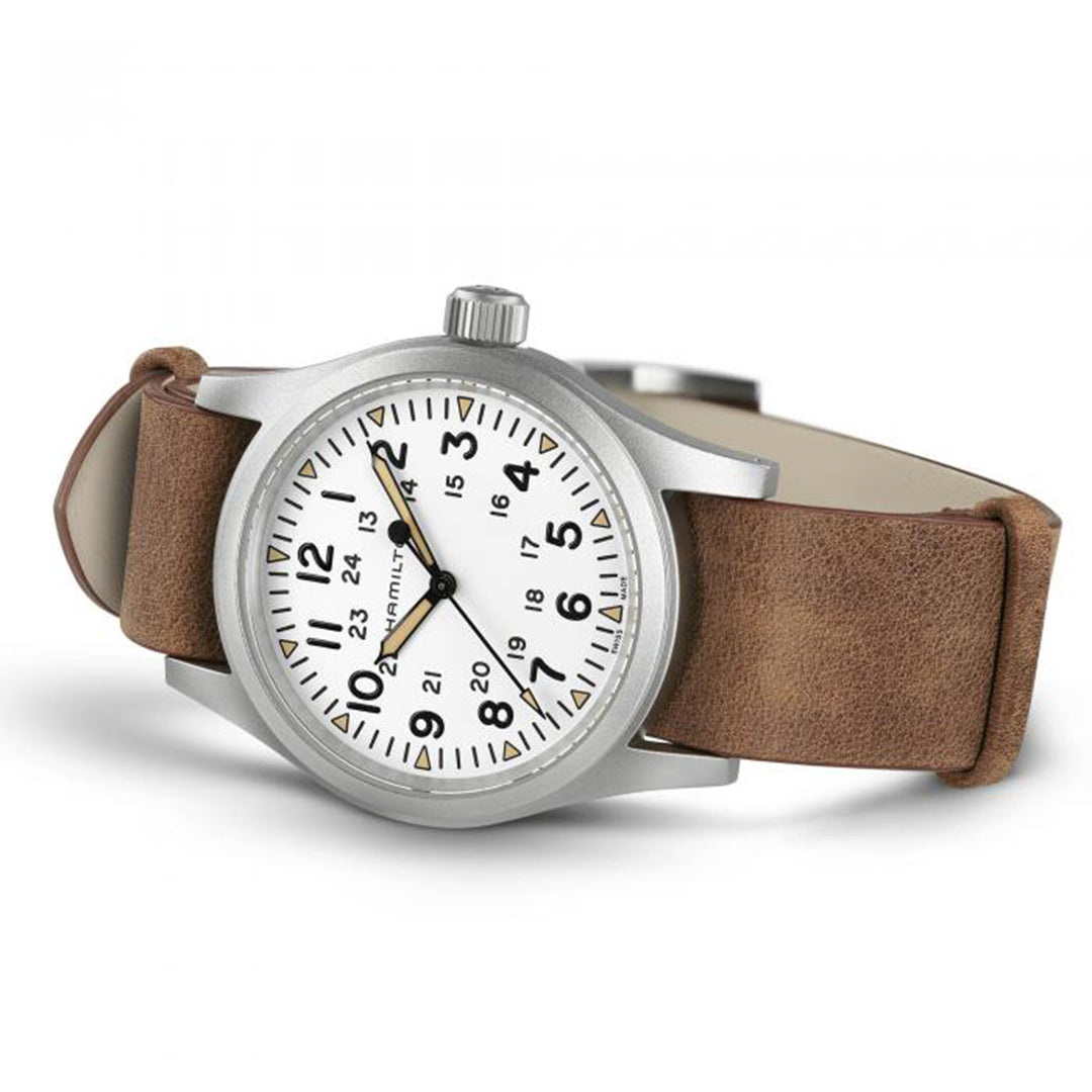 Hamilton Khaki Field Silver Mens Watch