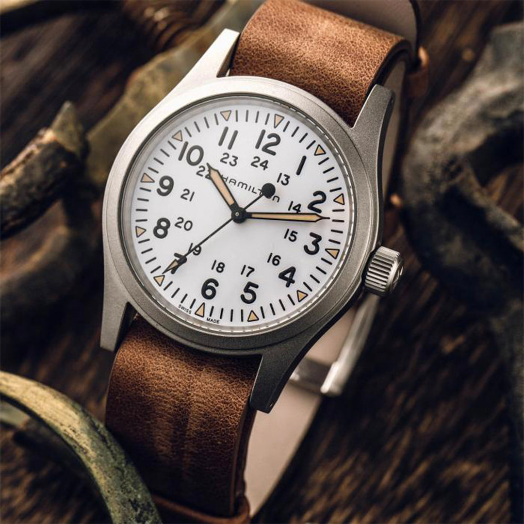 Hamilton Khaki Field Silver Mens Watch