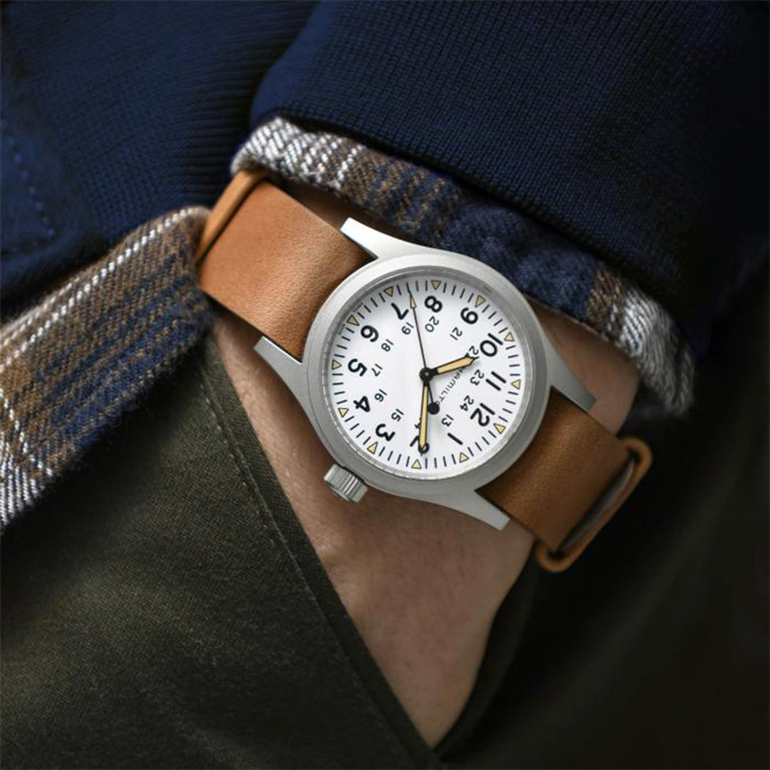 Hamilton Khaki Field Silver Mens Watch
