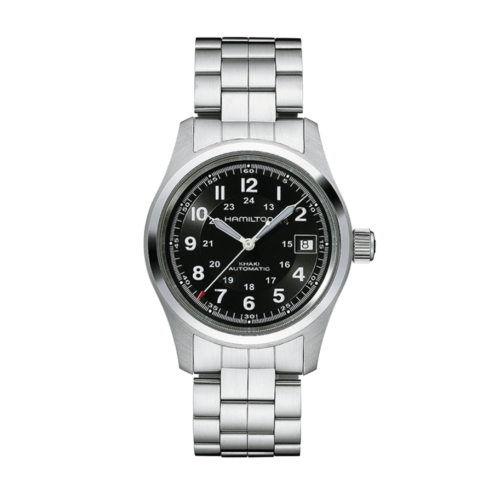 Hamilton Khaki Field Automatic Black Dial Men's Watch