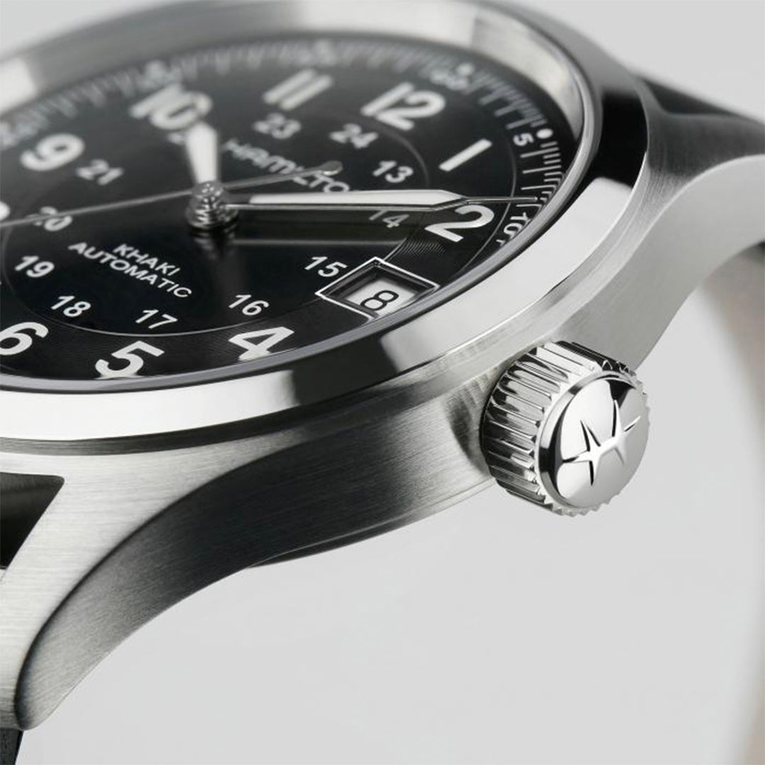 Hamilton Khaki Field Automatic Silver Mens Watch