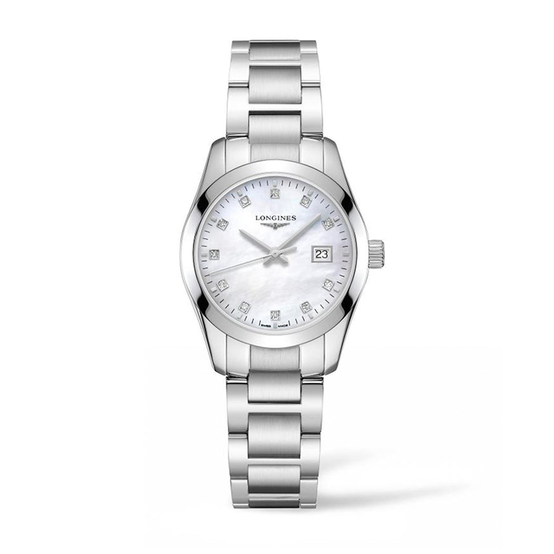 Longines Conquest Classic Mother of Pearl Ladies Watch