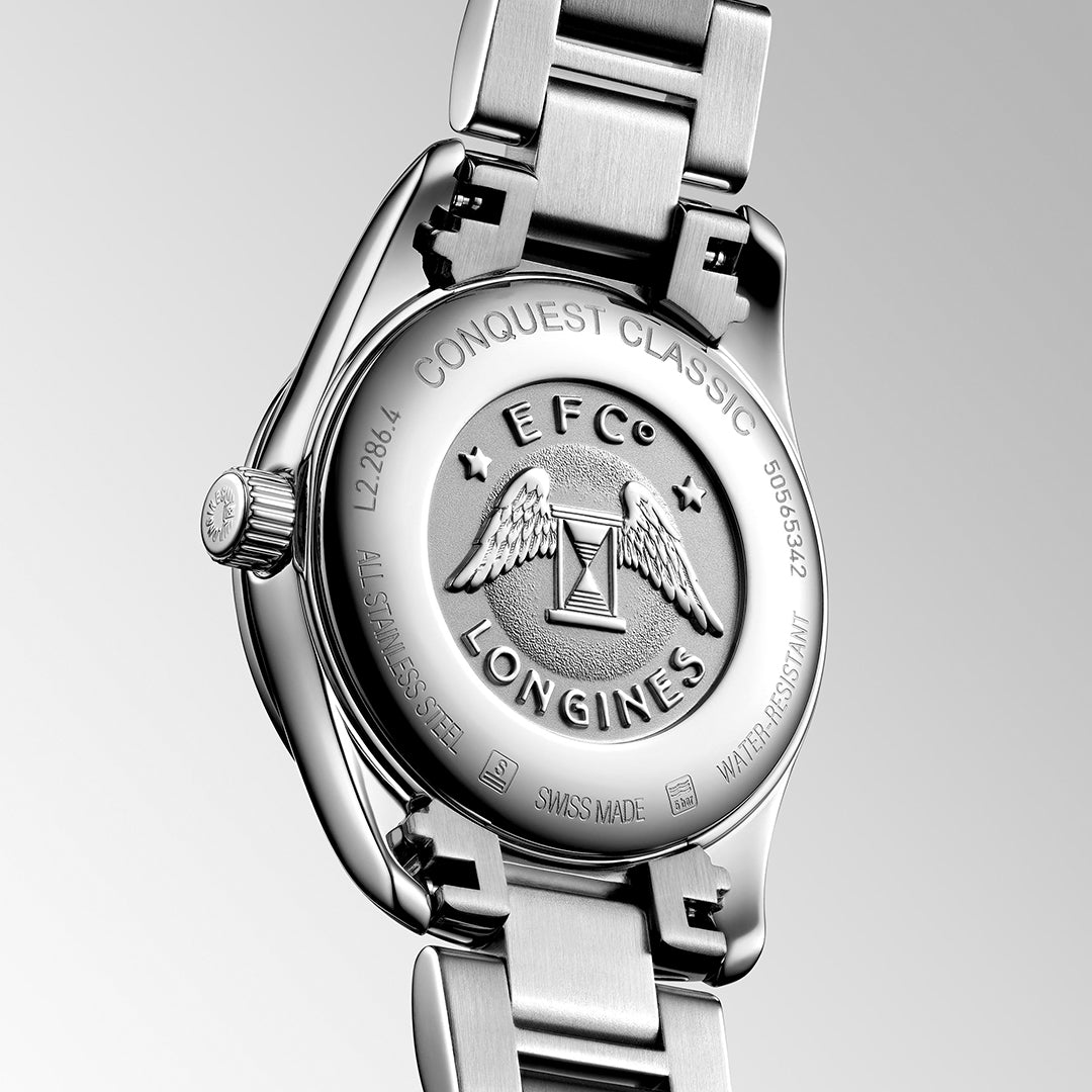 Longines Conquest Classic Mother of Pearl Ladies Watch