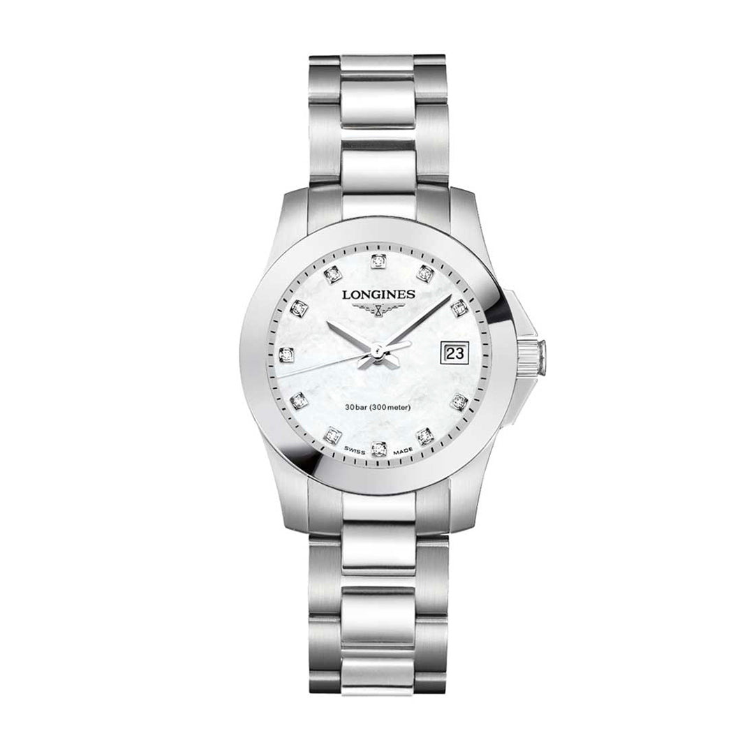 Longines Conquest Diamond Ladies Watch