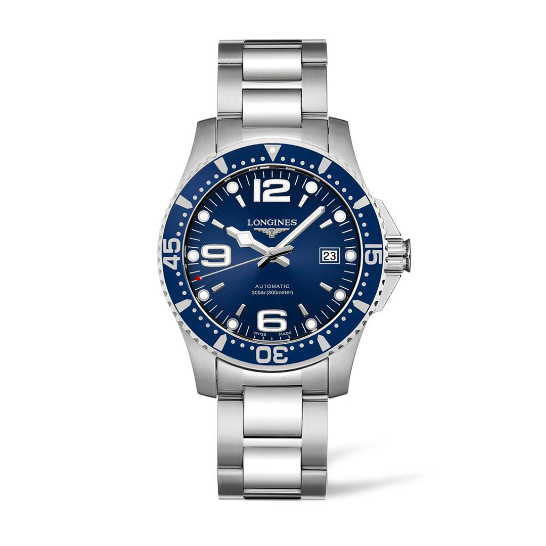 Longines HydroConquest Automatic Silver Mens Watch