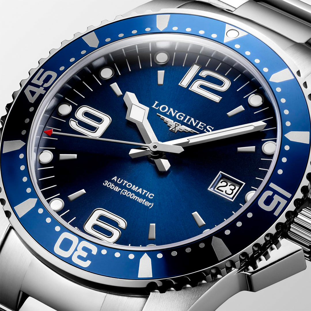 Longines HydroConquest Automatic Silver Mens Watch