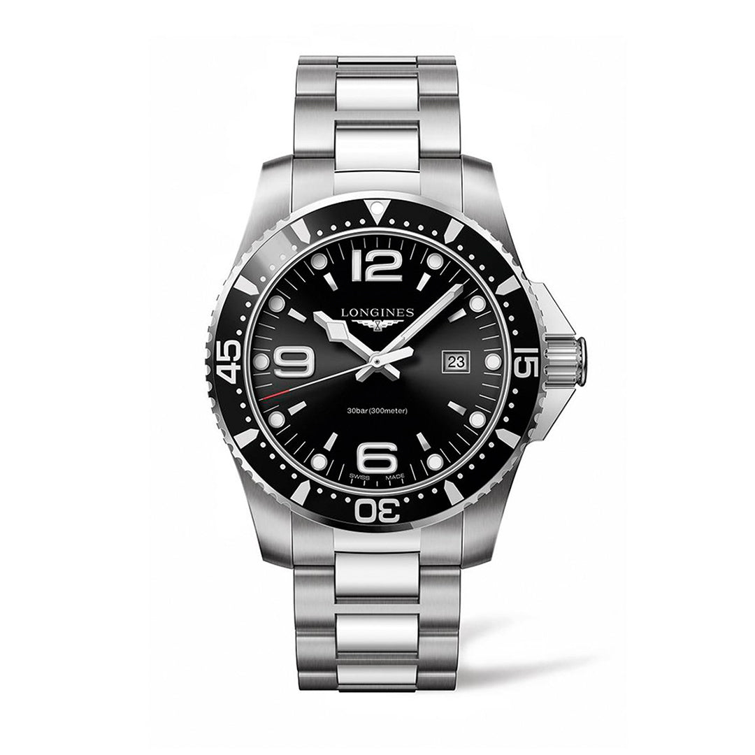 Longines HydroConquest Silver Mens Watch