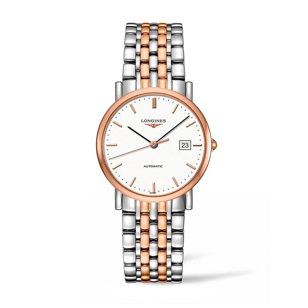 Longines Elegant Automatic Two Tone Mens Watch