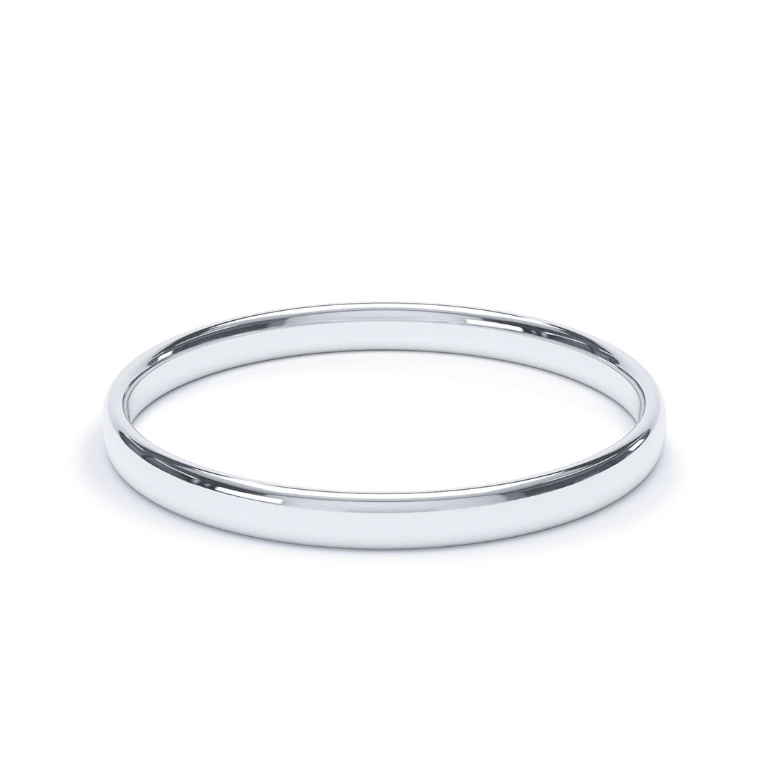 2.0mm Platinum Classic Court Wedding Band