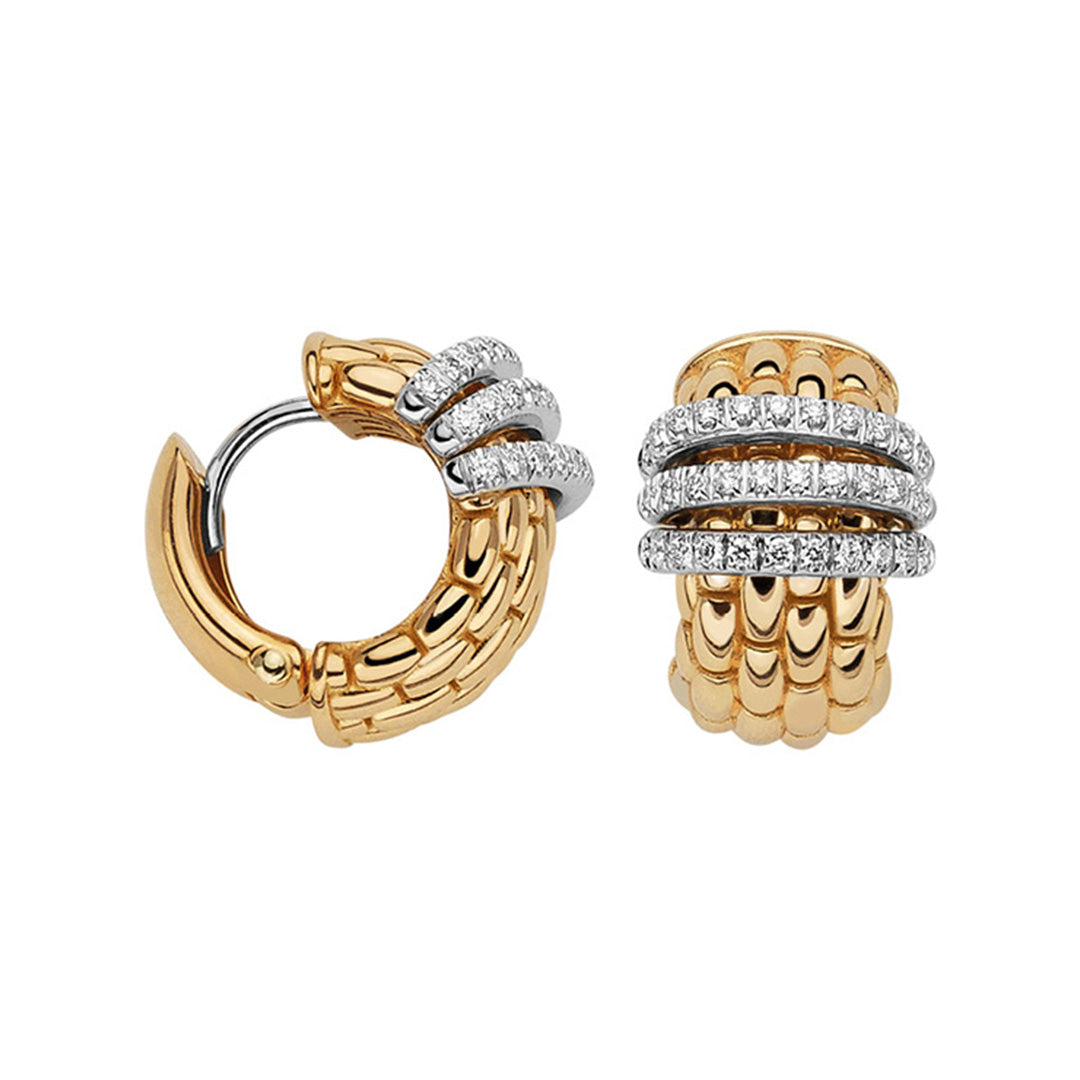 Fope Panorama 18ct Gold Earrings