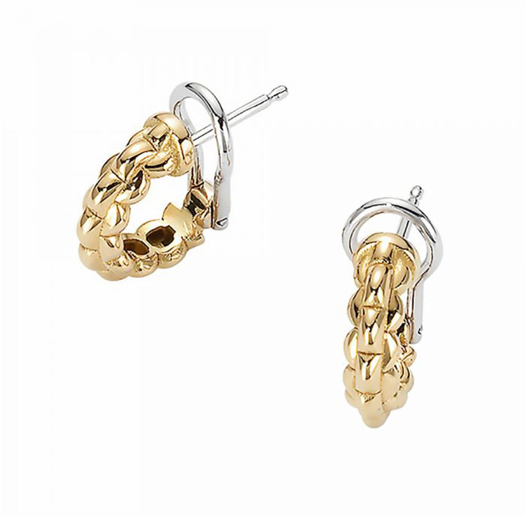 Fope Eka Tiny 18ct Yellow Gold Hoop Earrings