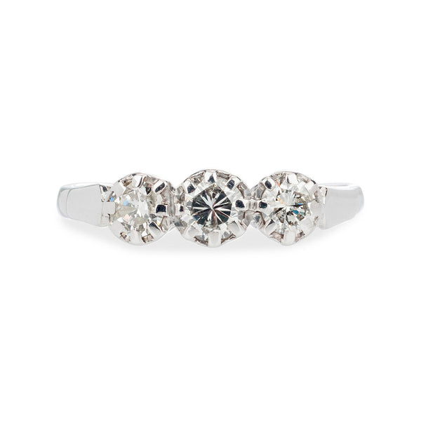 Pre-Owned 18ct 3 Stone Diamond Ring