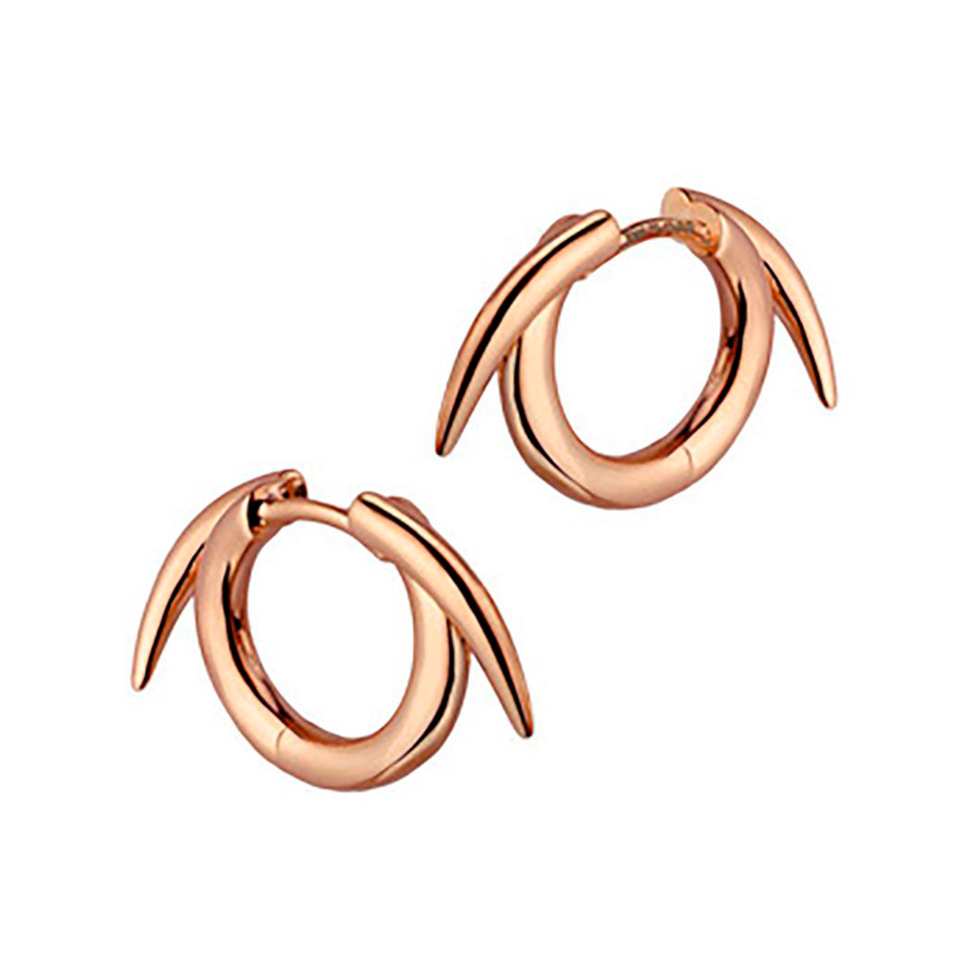 Shaun Leane Rose Gold Vermeil Thorn Hoop Earrings