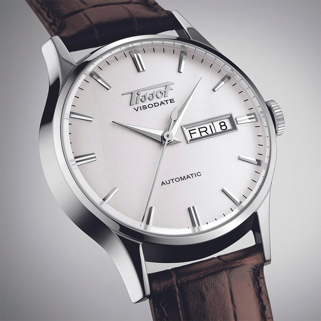 Tissot Heritage Visodate Automatic Silver Mens Watch