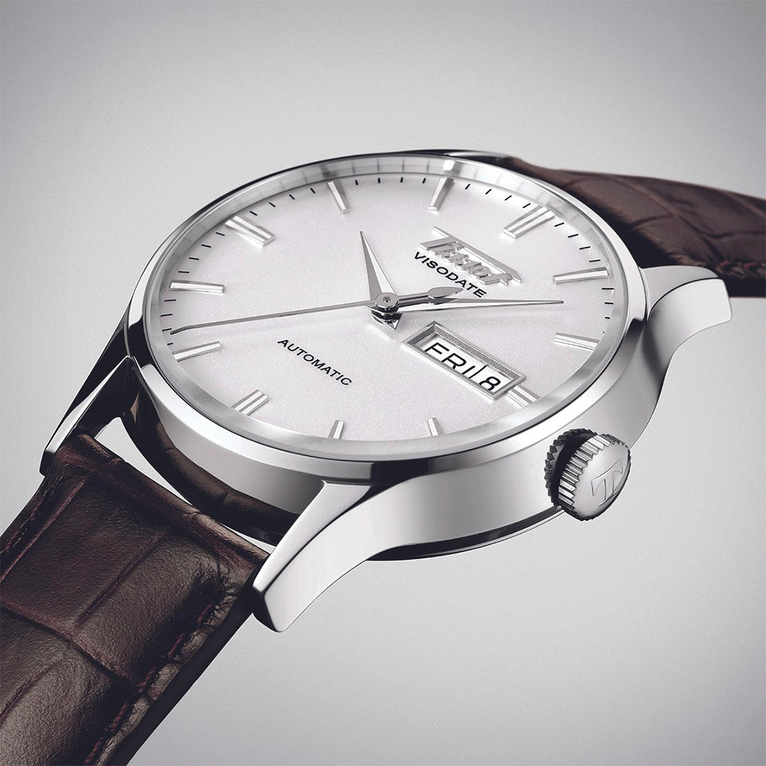 Tissot Heritage Visodate Automatic Silver Mens Watch