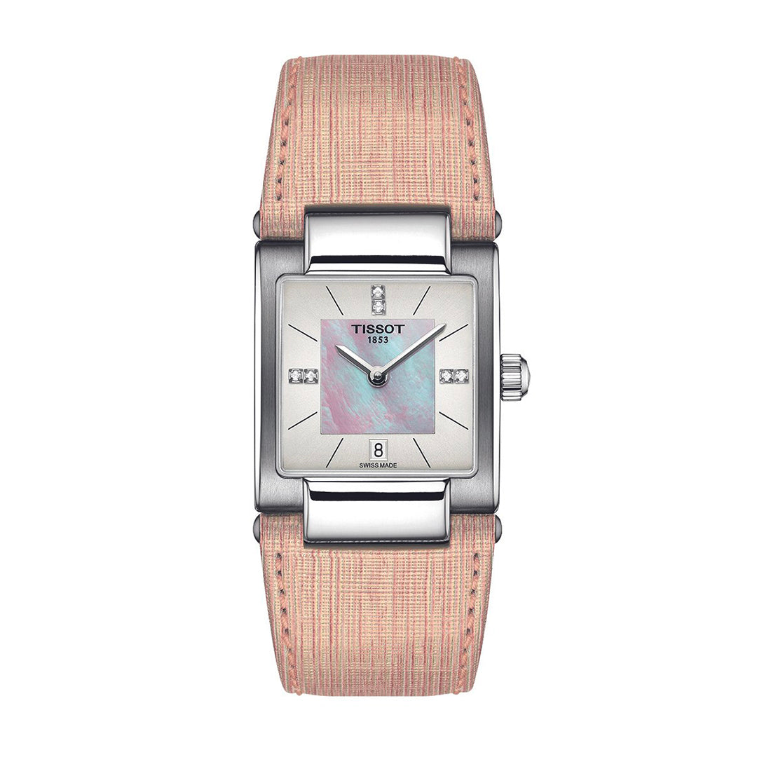 Tissot T-Lady Mother of Pearl Silver Ladies Watch
