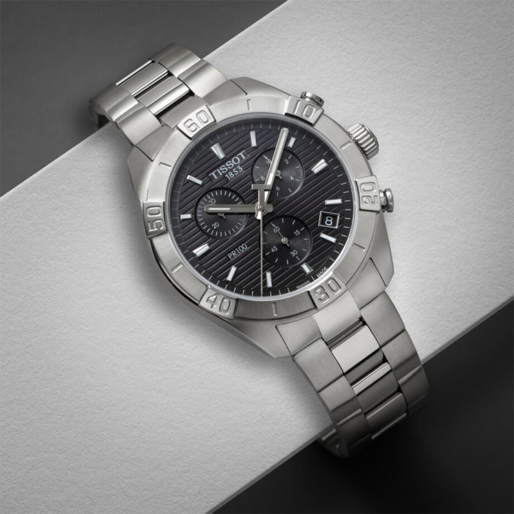 Tissot T-Classic PR100 Sport Silver Mens Watch