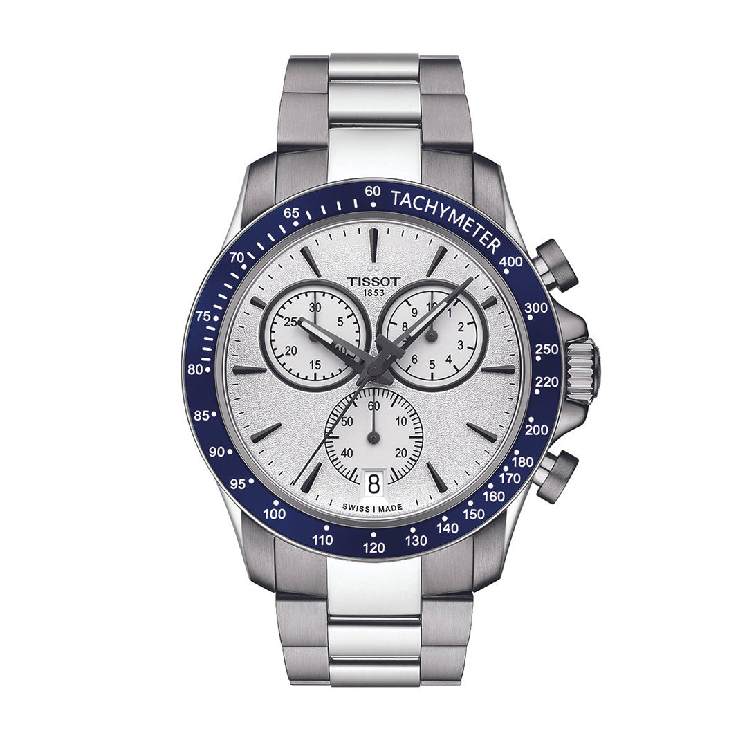 Tissot T-Sport V8 Chronograph Silver Mens Watch