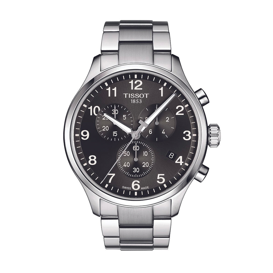 Tissot T-Sport XL Chronograph Silver Mens Watch
