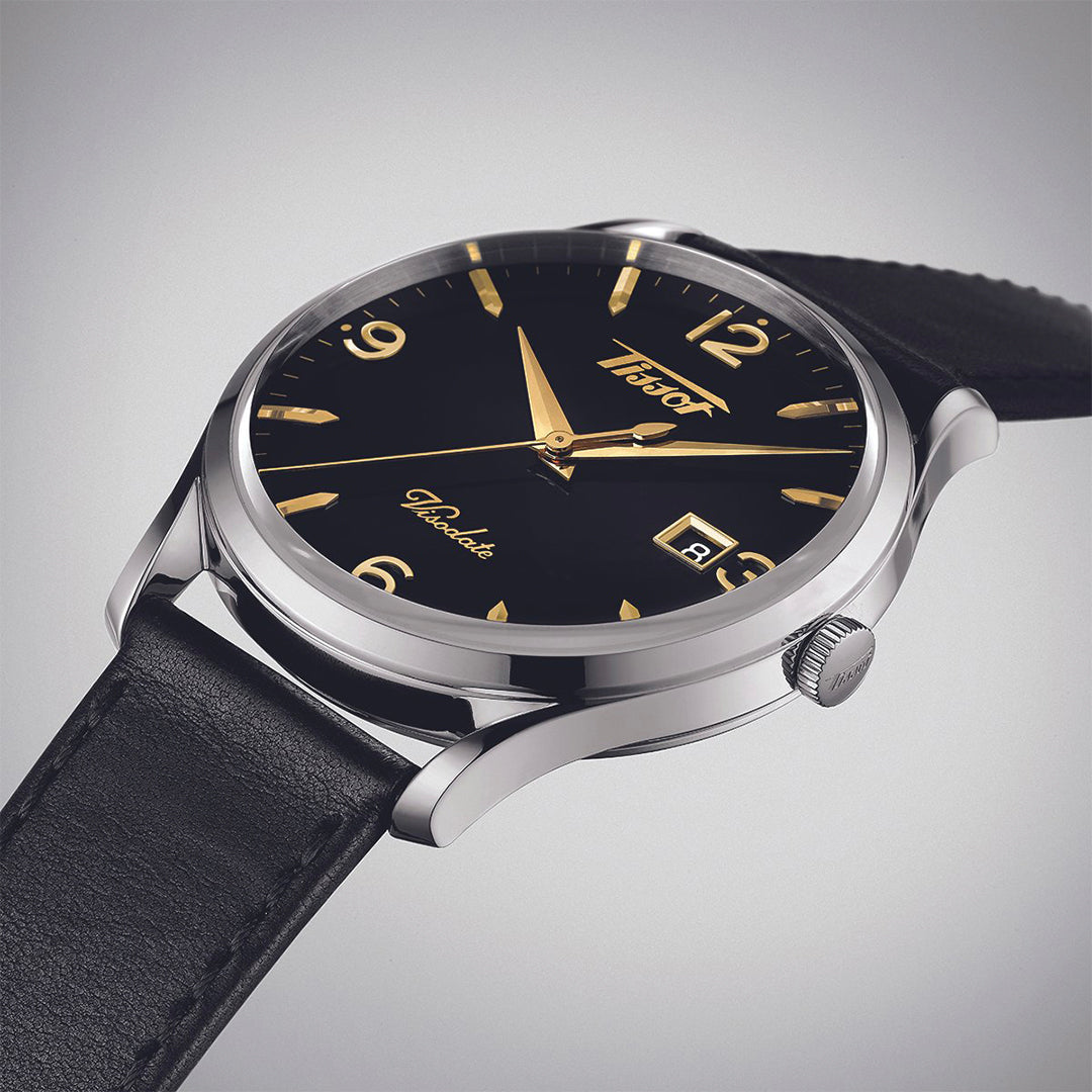 Tissot Heritage Visodate Silver Mens Watch