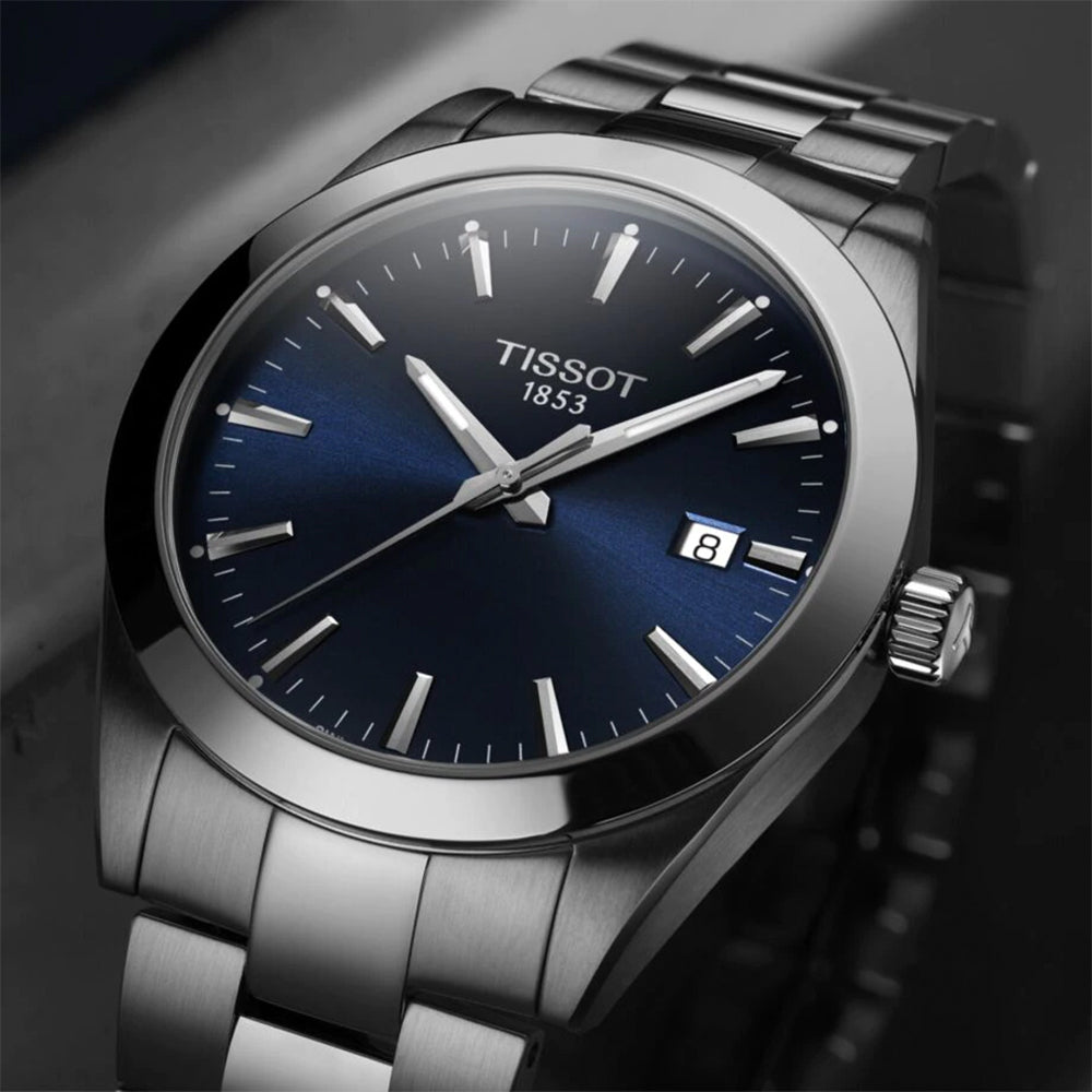 Tissot T-Classic Gentleman Silver Mens Watch