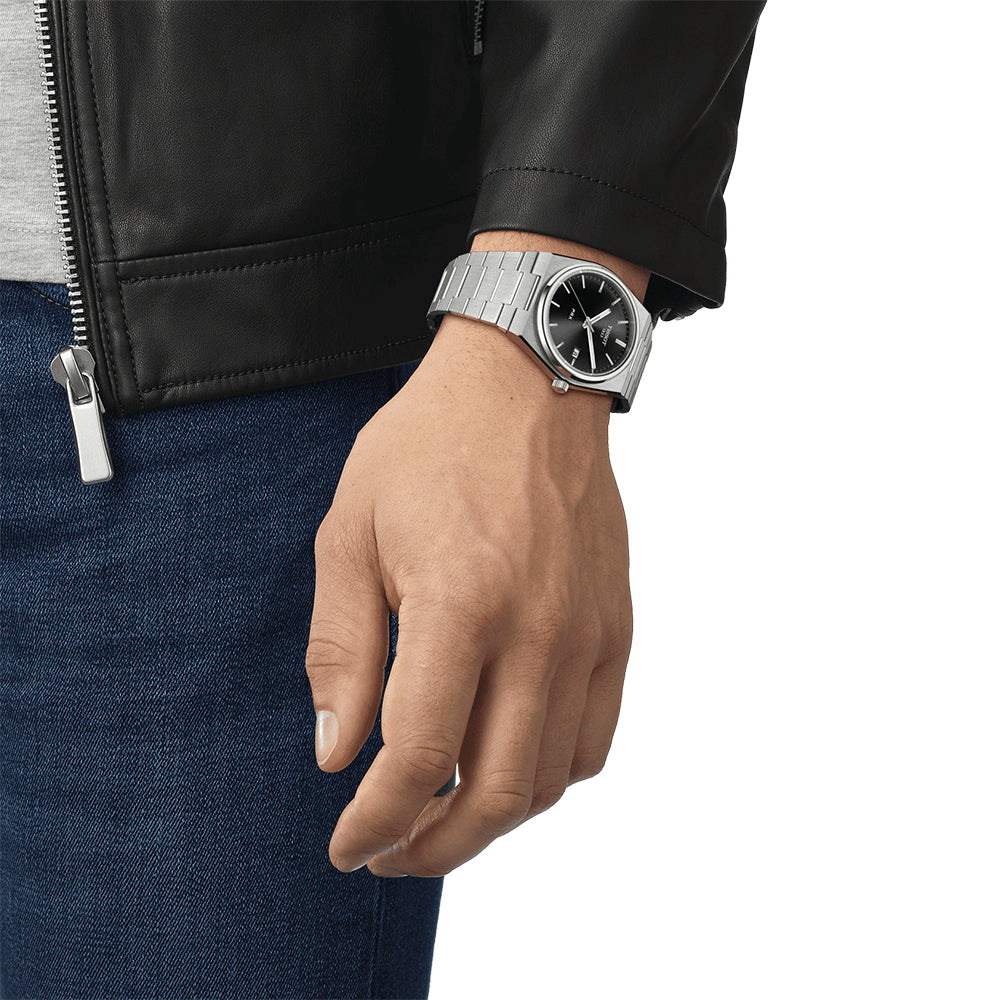 Tissot T-Classic PRX Silver Mens Watch