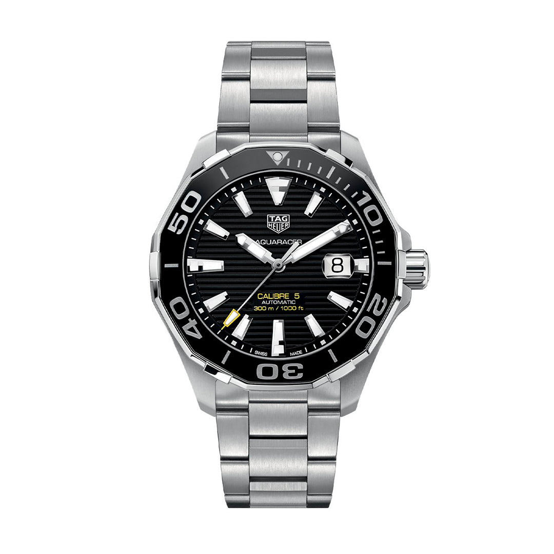 Tag heuer aquaracer outlet calibre 5 yellow